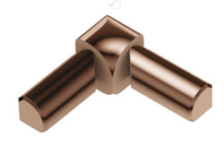 Schluter Rondec Double-Leg 90 Degree Inside Corner Polished Copper